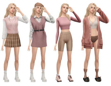 Sims 4 Cc Nerd Clothes, Ts4 Mm Lookbook, Look Book Sims 4, Maxis Match Lookbook, Sims4 Lookbook No Cc, Sims 4 Lookbooks Cc Maxis Match, Sims 4 Lookbooks No Cc, Ts4 Lookbook Maxis Match, Futuristic Character Design