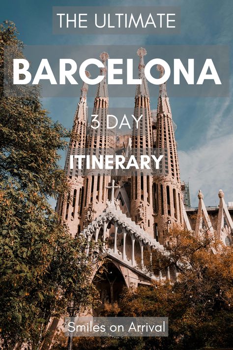 Planning a trip to Barcelona? This Barcelona 3 day itinerary is your ultimate guide to exploring the city's top attractions, iconic landmarks, and vibrant culture. From the stunning Sagrada Familia to the colorful Park Güell, experience Barcelona like a pro. Perfect for first-timers and families looking for a fun, efficient way to see the city! Barcelona Itinerary, La Barceloneta, Park Güell, Gothic Quarter, Barcelona Travel, Planning A Trip, Rooftop Terrace, Iconic Landmarks, Unesco World Heritage Site