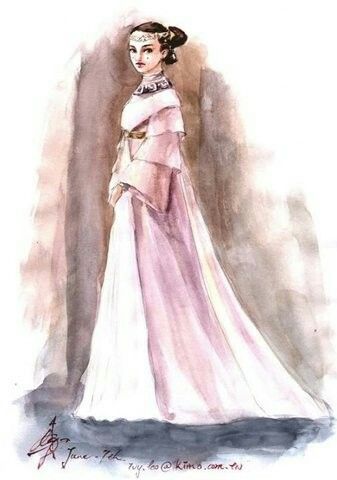 Padme Costume, Star Wars Padme Amidala, Amidala Star Wars, Queen Amidala, Star Wars Planets, Star Wars Padme, Star Wars Fashion, Padme Amidala, Star Wars Outfits