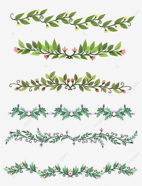 Painted Border Ideas, Hand Painted Border Designs, Border Painting Design, Cricut Borders, Painting Vines, Green Border Design, Vines With Flowers, Boarders Designs, Painted Plants