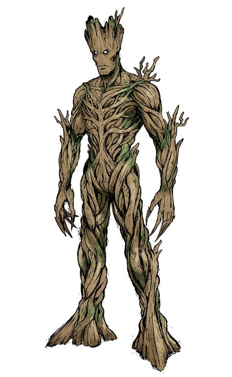 Groot Concept Art - Marvel vs. Capcom: Infinite Art Gallery Groot Concept Art, Groot Marvel Art, Marvel Vs Capcom Infinite, Infinite Art, Groot Marvel, Game Character Design, Marvel Vs, Video Game Characters, Game Artwork