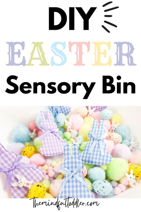 Learn how to make a super simple Easter sensory bin for toddlers! You'll also find other fun Easter sensory bin ideas to make it fit your kids perfectly.  easter sensory bin ideas preschool | easter sensory bin preschool | easter sensory bin toddlers | easter sensory bin ideas for infants | easter sensory bins for preschool | easter sensory bin for toddlers | easter sensory bin ideas for toddlers | easter sensory bin baby | Easter Sensory Bin Ideas, Sensory Bin Toddlers, Sensory Bins For Preschool, Sensory Bin Ideas For Toddlers, Sensory Bin Preschool, Easter Sensory Bin, Sensory Bin For Toddlers, Easter Sensory, Sensory Bin Ideas