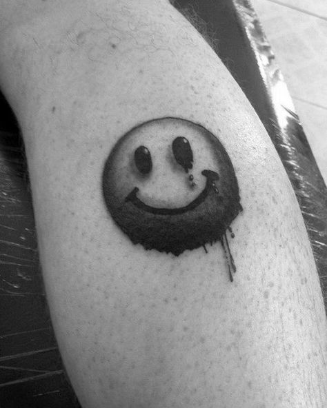 Bff Tats, Smiley Face Tattoo, Emoji Tattoo, Herren Hand Tattoos, Latest Tattoo Design, Inner Arm Tattoo, Latest Tattoos, Traditional Ink, Face Tattoos