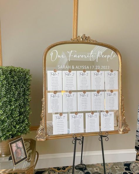 All Posts • Instagram Unique Wedding Seating Chart Ideas, Unique Wedding Seating Chart, Unique Wedding Seating, Classic Wedding Ideas, Wedding Seating Chart Display, Seating Chart Ideas, Mirror Seating Chart, Wedding Centerpieces Mason Jars, Wedding Mirror