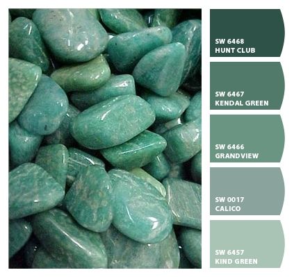 Paint colors from ColorSnap by Sherwin-Williams Colorful Gemstones, Crystals Stones, Crystal Therapy, Pretty Rocks, Beautiful Rocks, Mineral Stone, Minerals And Gemstones, Rocks And Gems, Gem Stones