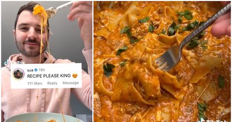 Recipe Lasagna, Christmas Pasta, Easy Lasagna Soup, Sausage Seasoning, Lasagna Soup Recipe, Wedding Soup, Viral On Tiktok, Beef Sausage, Lasagna Soup