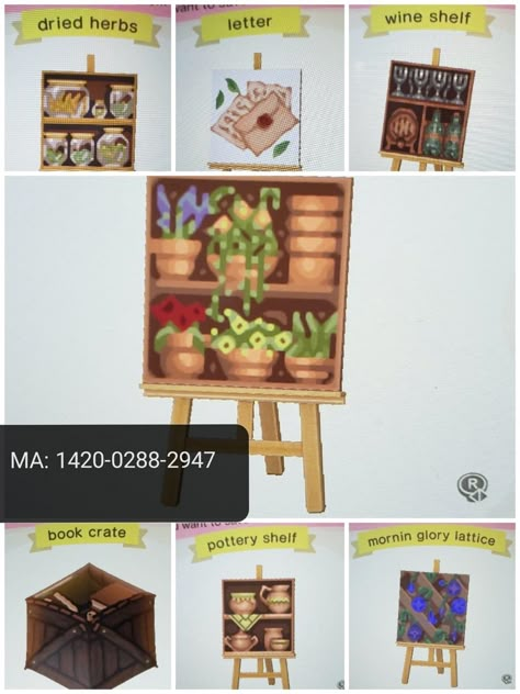 Acnh Boho Design Codes, Acnh Creator Codes, Acnh Fairytale, Acnh Bedroom, Acnh Farmcore, Anch Ideas, Animal Crossing Design Codes, Witch Spring, Animal Crossing Design