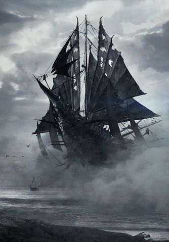 Vessels - Fantasy Art Old Pirate, Pirate Ship Art, Flying Ship, Navi A Vela, Old Sailing Ships, Pirate Art, Ghost Ship, 다크 판타지, Wild Hunt