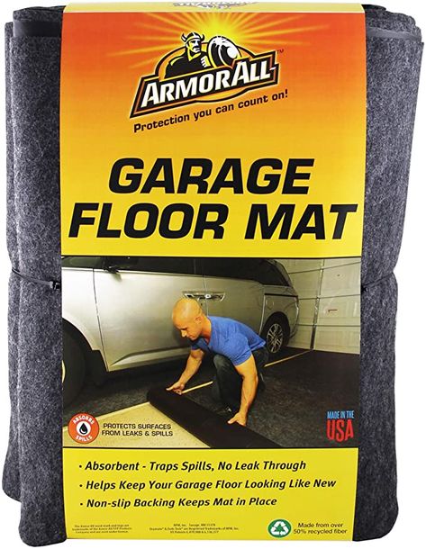 Amazon Armor, Garage Floor Mat, Garage Mats, Garage Floor Mats, Garage Tile, Painted Concrete Floors, Garage Floor Tiles, Clean Garage, Floor Protectors