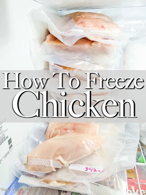 How to Freeze Chicken Breasts to last 2-3 years without freezer burn! The ultimate in food storage, when you can buy in bulk when prices are low and preserve it! Blanching Peaches, Freeze Cooked Chicken, Freeze Chicken, Freezing Cooked Chicken, Freezing Chicken, Braised Chicken Breast, Roasted Chicken Breast, Fresh Peaches, Freezer Bags