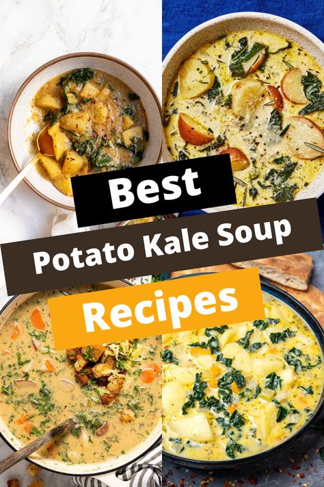 TOP 15 POTATO AND KALE SOUP RECIPES TO WARM YOUR SOUL Kale Crockpot Recipes, Soothing Recipes, Potato And Kale Soup, Kale Potato Soup, Best Baklava Recipe, Sausage Slow Cooker, Saltimbocca Recipe, Sausage Potato Soup, Kale Soup Recipes