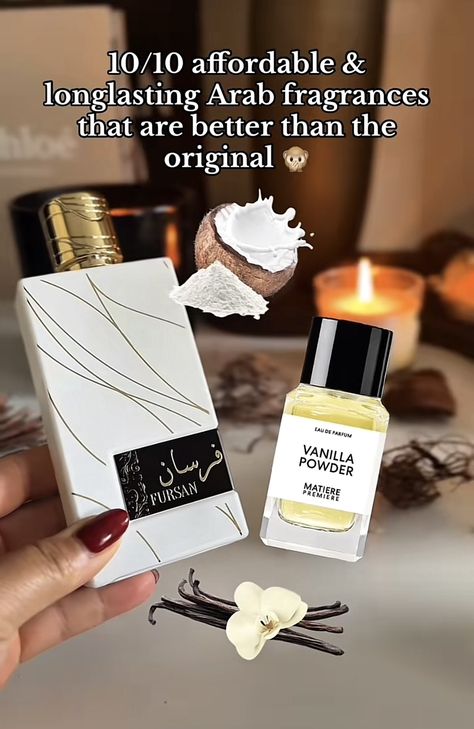 Arabic Vanilla Perfume, Arabic Perfume, Food For Glowing Skin, Fragrance Lab, Perfume Bottle Design, Fragrances Perfume Woman, Perfume Collection Fragrance, Shower Skin Care, Body Smells