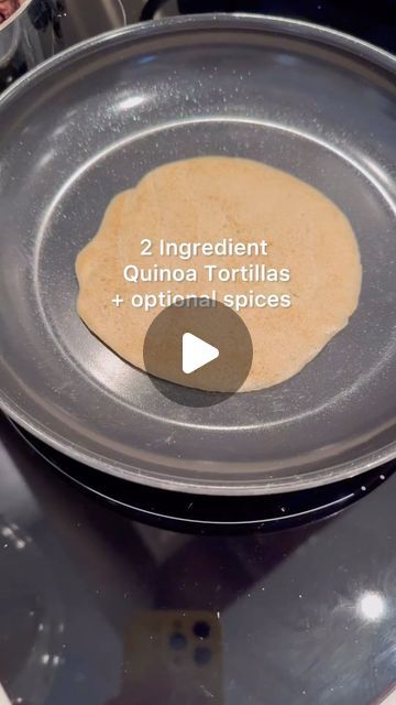 Riane | Recipes | Juicing | Wellness | Lifestyle on Instagram: "Super Easy 2 Ingredient Quinoa Tortillas 

These are SO versatile!  They have a neutral taste that can pair with a lot.  You could make them savory with tacos or a hummus wrap or sweet with almond butter & honey. 

Add any spices to the batter you wish - sea salt, garlic powder, etc. I added a few shakes of garlic powder to my taco batch. 

I used the organic quinoa from Costco. 

Rinse 1 cup of quinoa. 
Soak submerged in water for 3 hours. 
Drain & Rinse. 
Add quinoa + 1 cup water and optional spices to a high speed blender. 
Blend on high for 1 minute. 
Heat a non-stick pan over medium heat for a few minutes prior to adding batter. 
Add 1/4 cup batter to a really good non-stick pan. 
Tilt the batter as shown in video or use Quinoa Tortillas 2 Ingredients, Quinoa Tortillas, Hummus Wrap, Butter Honey, Wellness Lifestyle, 2 Ingredient, Vegetarian Recipes Dinner, Easy Healthy Dinners, Non Stick Pan