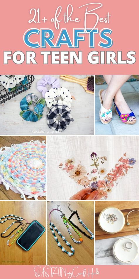 We've meticulously compiled a list of 21 amazing fun crafts that are specifically tailored for teenage girls. #sustainmycrafthabit Crafts For Teen Girls To Make, Fall Crafts For Adults, Birthday Party Crafts, Best Crafts, Crafty Mama, Diy Presents, Stamp Projects