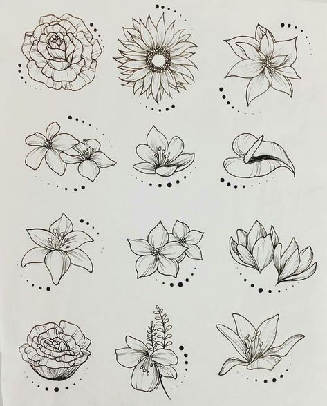 Tumblr Drawings, Kunst Tattoos, Men Tattoos, Couple Drawing, Drawing Eyes, Flowers Drawing, Flower Drawing Design, Tattoo Sketch, Flower Sketches