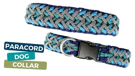 Paracord Dog Collar Tutorial, Dog Collar Tutorial, Dog Collar Diy Tutorials, Dog Leash Diy, Collar Patterns, Collar Tutorial, Paracord Collar, Paracord Weaves, Paracord Bracelet Designs