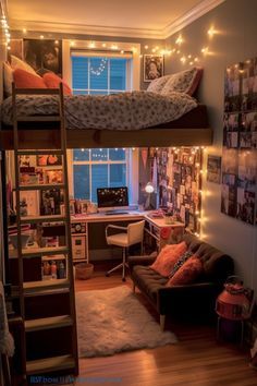 Teen Bedroom Ideas Small Room, Non Basic Room Ideas, Fun Room Ideas For Adults, Cute Bedroom Ideas For Small Rooms Cozy Pink, Bed Rooms Ideas For Teens, Loft Beds For Teens Small Spaces, Small Bedroom Ideas Aesthetic Cozy, Bedroom Ideas For Small Rooms Cozy Comfy, Room Ideas For A Small Room