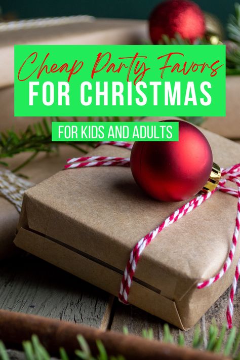 Are you hosting a festive Chrsitmas party this season? We have some darling cheap-chic party favors for Christmas (ideas) to share, to help you show your guests how much you appreciate them. #christmaspartyfavors #christmasfavors #easychristmaspartyfavors #diychristmaspartyfavors #christmaspartyfavors cheapchristmaspartyfavors #partyfavors #partyfavorsforadults #partyfavorsforkids Holiday Party Prizes, Christmas Party Giveaways, Christmas Party Favors Diy, Christmas Party Prizes, Christmas Favors Diy, Teen Christmas Party, Ladies Christmas Party, Dinner Party Favors, Christmas Party Ideas For Teens