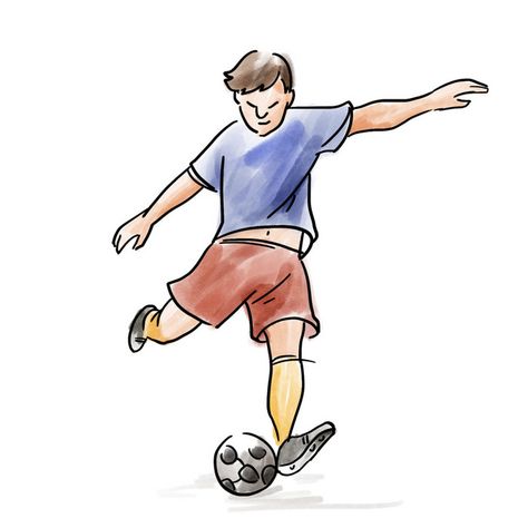 Playing Football Drawing, Boy Playing Football, Film Storyboard, Kids Playing Football, Football Drawing, Sports Drawings, Reunion Games, Family Reunion Games, Drawing Png