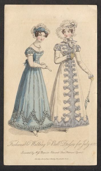 Blue Regency Day Dress, Part I: The Idea and the Pattern – It's All Frosting… Regency Day Dress, 19th Century Gown, 1820 Fashion, 1820s Fashion, Western Womens Fashion, 1830s Fashion, Walking Dress, Regency Gown, Regency Era Fashion