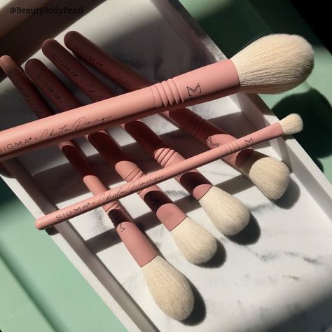 I haven’t used these makeup brushes yet, but I had to show them off for #pinkwednesday They’re from last spring’s Sigma x Christen Dominique collaboration. And still available! ___ @sigmabeauty @christendominique #BBPmakeupbrushes #BBPSigmaBeauty #sigmabeauty #sigmabrushes #sigmaxchristendominique #christendominiquemakeup #makeupbrushesset #settingpowder #pinkmakesmehappy #makeuptools Christen Dominique, Sigma Brushes, Sigma Beauty, Setting Powder, Makeup Tools, Beauty Blogger, Makeup Products, Christening, Makeup Brushes