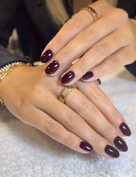 Almond Vs Square Nails, Winter 2023 Nail Trends, Winter 2023 Nails, Nail Inspo Nail Art, 2023 Nail, Dark Red Nails, 2023 Nails, December Nails, November Nails