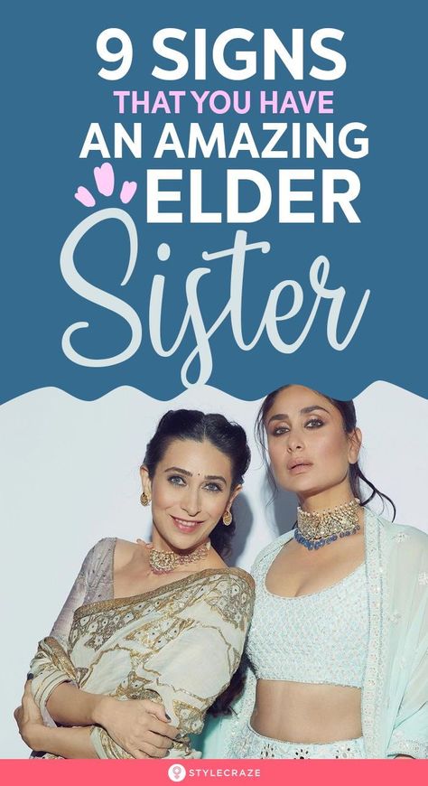 9 Signs That You Have An Amazing Elder Sister #Relationship #Sister #Siblings #Trending Annoying Sister, Fixing Relationships, Sister Sign, Elder Sister, Mixed Emotions, Childhood Days, Best Sister, Adopting A Child, Leaving Home