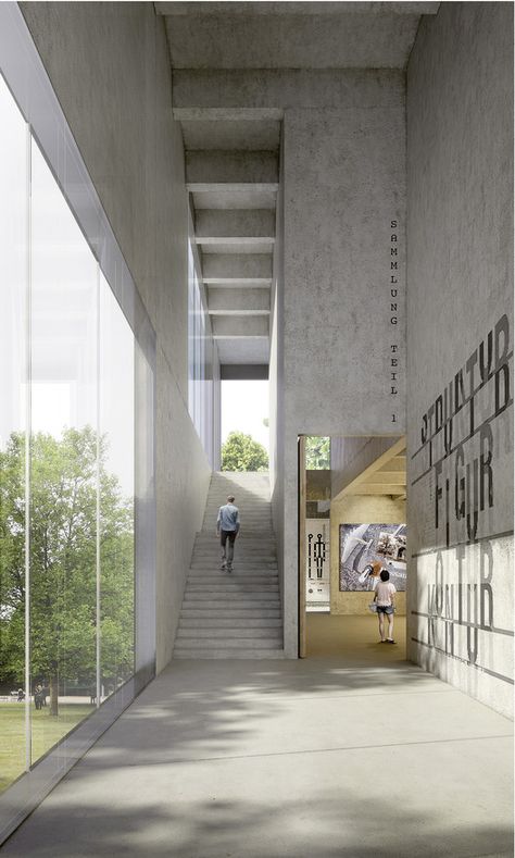 Raummanufaktur's commended design. Image Courtesy of Bauhaus Dessau Rendering Interior, Viborg, Cultural Architecture, Museum Architecture, Interior Rendering, Architecture Rendering, Salou, Space Architecture, Architecture Presentation