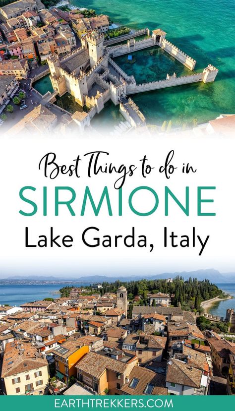 Scaligero Castle, Sirmione Lake Garda, Day Trip Ideas, Jamaica Beaches, Lake Garda Italy, Visit Jamaica, Garda Italy, Italian Lakes, Italy Travel Guide