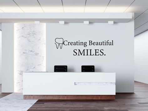 Dental Wall Art, Dental Clinic Logo, Dentist Office Design, Dentist Clinic, Dental Office Design Interiors, Dental Office Decor, Clinic Logo, Dental Hospital, Dental Design