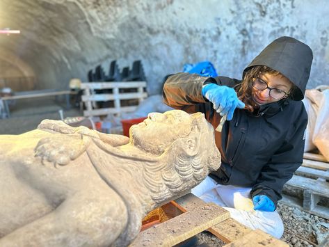 Ancient Statue of Emperor Dressed as Hercules Discovered During Roman Sewer Repairs | Smart News| Smithsonian Magazine Appian Way, Underwater City, Life Size Statues, Archaeology News, Ancient Statues, Paper City, Archaeological Discoveries, Hunting Trip, Marble Statues