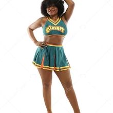 Clover Cheerleader Costume, Luna Cosplay, Cartoon Halloween Costumes, Halloween Dance Party, Japanese Style Clothing, Top Cosplay, Halloween Dance, Cheerleader Costume, Cheerleading Outfits