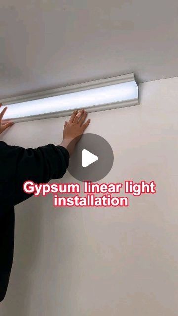 Alead Home Intelligent on Instagram: "Gypsum linear lights can be installed without grooves or suspended ceilings.
#lamp #light #led #smarthome #lightingdecor #homedecor #lightingdesign #lampdesign #interiordesign #lampfactory #ledstriplights #ledstrips #diy #installation #designer #architect #architecture #instagood #home #atmosphere #aleadhome #aleadlighting" Lighting Ceiling Ideas, Celing Light, Ceiling Types, Ad Home, Suspended Ceiling, Led Stripes, Linear Lighting, Diy Installation, Light Installation