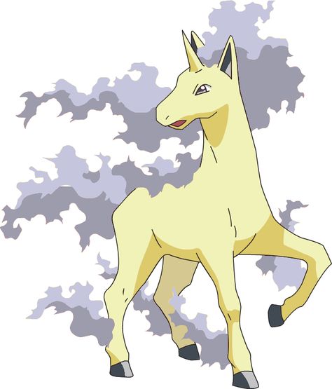 Nightmare - Rapidash (Shiny) artwork by Ken Sugimori Original 151 Pokemon, Ponyta Pokemon, Original 151, Fire Type Pokémon, Pokemon Wiki, Fire Pokemon, 150 Pokemon, 151 Pokemon, Wild Pokemon