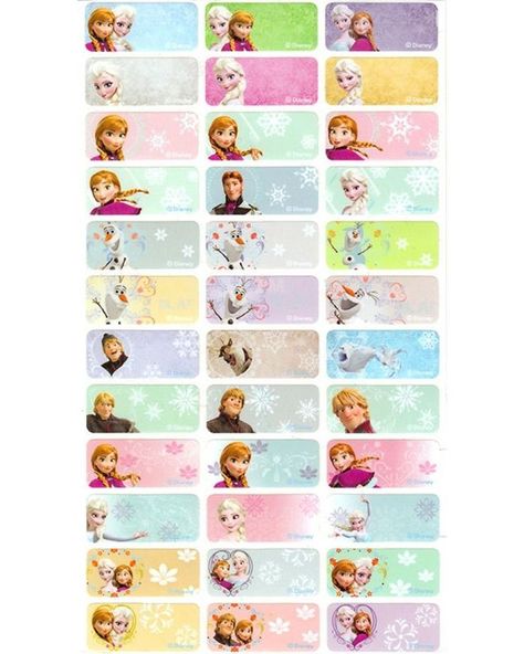 Elsa Sticker, Cute Minion Quotes, Frozen Printables, Name Tag For School, Cute Minions, Disney Elsa, Name Sticker, Minion Quotes, Free Labels