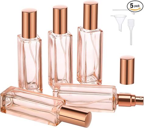 Amazon.com: Segbeauty 5PCS Refillable Perfume Atomizer, 20ML Portable Travel Perfume Spray Bottle, Pocket Cologne Atomizer Cosmetic Fragrance Sample Container Sprayer Glass Perfume Bottles for Liquid Dispense : Beauty & Personal Care Perfume Travel, Refillable Perfume Bottle, Travel Perfume, Pipettes, Fragrance Samples, Glass Spray Bottle, Perfume Atomizer, Cosmetic Containers, Bottle Storage