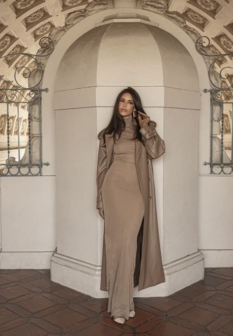 Longline Trench Coat, One Shoulder Dress Long, Faux Leather Coat, Corsets And Bustiers, Mini Robes, Maxi Robes, Long Sleeves Coats, Winter Fits, Runway Collection