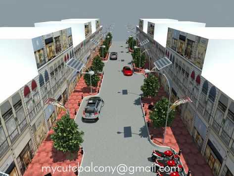 Street scaping #smartstreet Road Beautification, Traffic Calming, Street Scape, Street Landscape, Streetscape Design, Urban Design Graphics, Landscape Architecture Design, 1st Year, Diagram Architecture