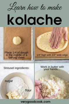 Kolache Recipe Czech, Czech Kolaches, Czech Desserts, Kolache Recipe, Brioche Dough, Slovak Recipes, Dessert Homemade, Polish Food, European Recipes