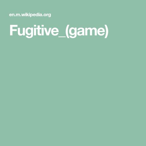 Fugitive Game, Night Games, Women Ideas, Game Night, Making Ideas, Halloween Party, Tumblr