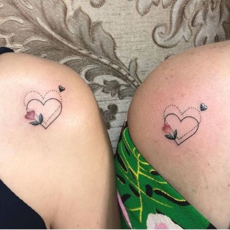 200+ Matching Mother Daughter Tattoo Ideas (2023) Designs Of Symbols With Meanings Spontaneous Tattoo, Mum And Daughter Tattoo, Mom Daughter Tattoos, Matching Best Friend Tattoos, 4 Tattoo, Mother Tattoos, Friendship Tattoos, Mother Daughter Tattoos, Minimalist Tattoos