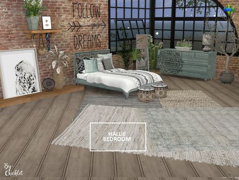 Mesh needed https://www.thesimsresource.com/downloads/details/category/sims4-sets-objects-adultbedroom/title/gadolinium-bedroom/id/1448321/ Needs Kids Room and Parenthood for two items Wall Shelves Bedroom, Sims 4 Bedroom, Bed Ensemble, Cozy Rugs, Egyptian Cotton Sheets, Wall Shelves & Ledges, Adult Bedroom, Living Rugs, Bedroom Plants