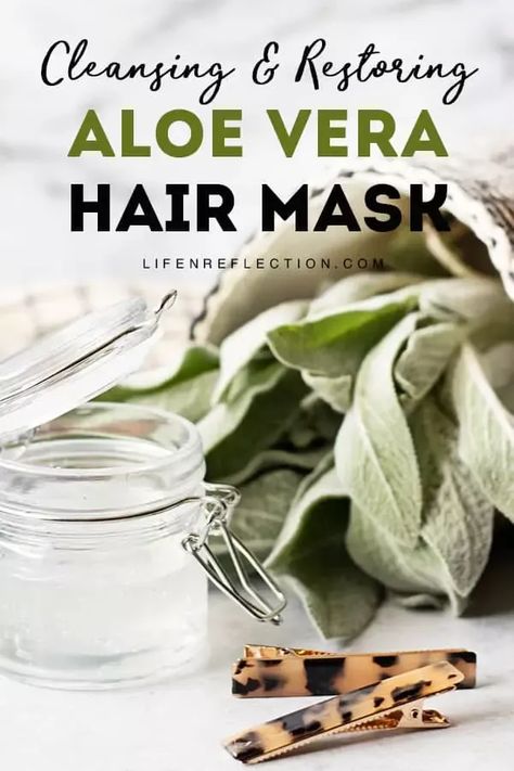 Make a DIY aloe vera hair mask infused with essential oils for hair, argan oil, and castor oil to not only remove build-up and soothe an irritated scalp, but also to strengthen hair follicles and create shiny, lustrous hair. #HealthWellnessNutrition Soft Healthy Hair, Aloe Vera Hair, Hair Recipes, Aloe Vera Hair Mask, Healthy Nutrition Plan, Diy Shampoo, Aloe Vera For Hair, Brown Spots Removal, Strengthen Hair