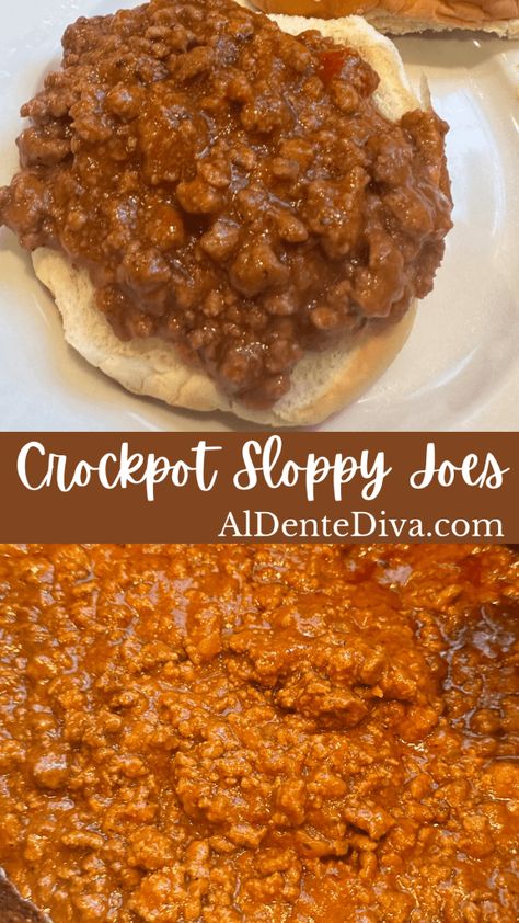 CROCKPOT SLOPPY JOES Crockpot Recipes Burger Ground Beef, Crockpot Burger Recipes, Ground Beef Crockpot Recipes Slow Cooker, Crockpot Sandwiches, Crockpot Sloppy Joes, Sloppy Joe Recipe Crock Pot, Sweet Tomato Sauce, Crock Pot Sloppy Joes, Ground Beef Crockpot Recipes