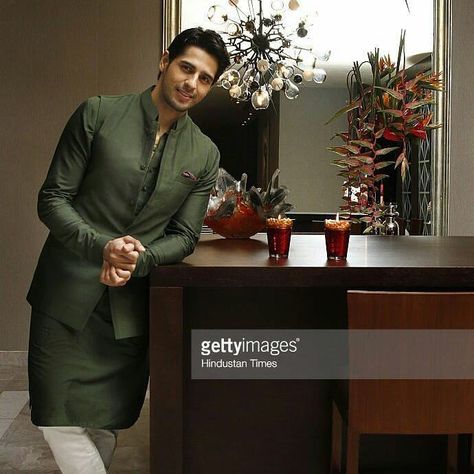 Siddharth Malhotra in royal green kurta pathani with green waistcoat.Get the outfit for Manufacturer rate call or WhatsApp at +91-9511613559 Two And Half Men, Indian Wedding Suits Men, Pajama Men, Man Dress Design, Indian Wedding Clothes For Men, Siddharth Malhotra, Mens Indian Wear, Sherwani For Men Wedding, Wedding Kurta For Men