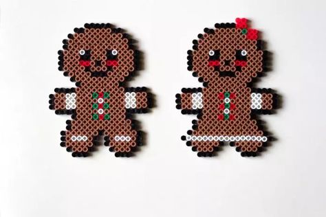 Hama Beads Christmas, Hama Mini, Easy Perler Beads Ideas, Motifs Perler, Beads Ideas, Noel Diy, Perler Beads Designs, Perler Bead Art, Perler Bead Patterns