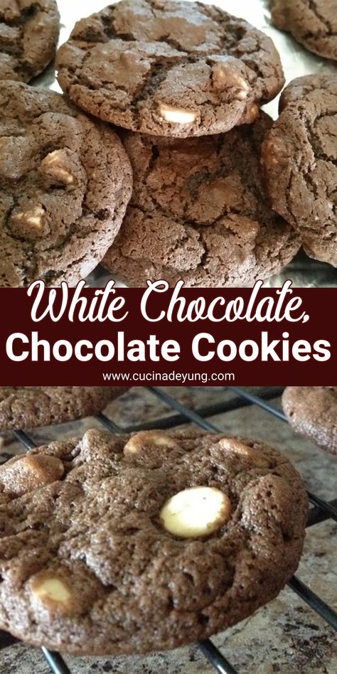 White Chocolate, Chocolate Cookies Recipe, cookie recipes, desserts recipes, desserts cookies Chocolate White Chocolate Chip Cookies, Chocolate Chocolate Cookies, White Chocolate Chips Recipes, White Chocolate Chip Cookies Recipes, White Choc, White Chocolate Chip, White Chocolate Chip Cookies, Chocolate Cookie Recipes, Chocolate Chip Recipes