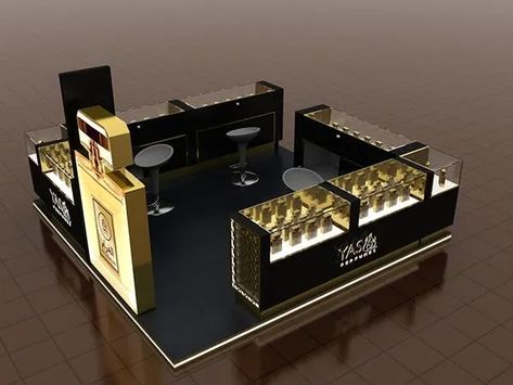 Perfume Kiosk, Custom Display Case, Small Booth, Mall Kiosk, Store Shelves Design, Handbag Display, Retail Facade, Interior Images, Retail Space Design