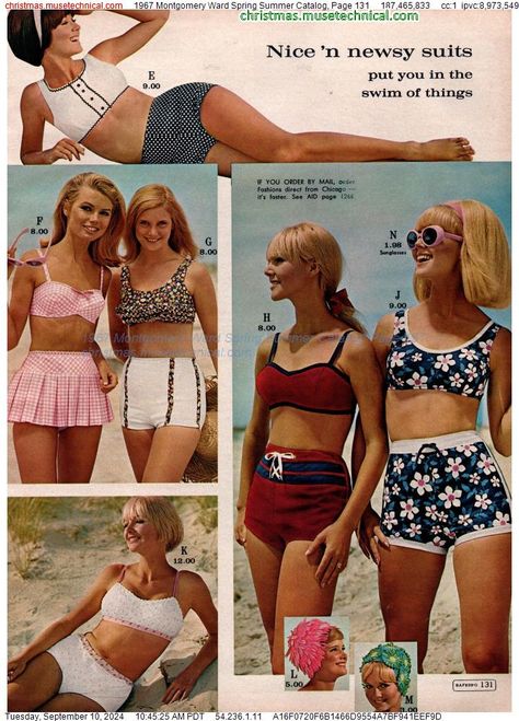 1970s Swimwear, 60s Swimwear, 70s Dolls, Swim Design, 1960s Summer, Vintage Edit, Swimwear Aesthetic, 60s 70s Fashion, 60s And 70s Fashion