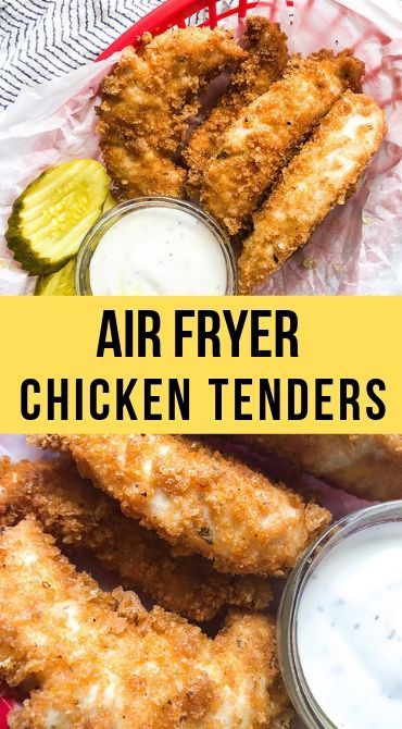 Air Fryer Recipes Chicken Tenders, Air Fryer Recipes Healthy Low Carb, Air Fried Chicken Tenders, Chicken Tenders Recipe, Air Fryer Chicken Tenders, Fried Chicken Tenders, Air Fried Food, Air Fryer Oven Recipes, Airfryer Recipes